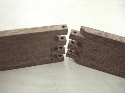 wooden hinge